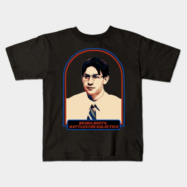 jim - bears beets battlestar galactica Kids T-Shirt by HANASUISI